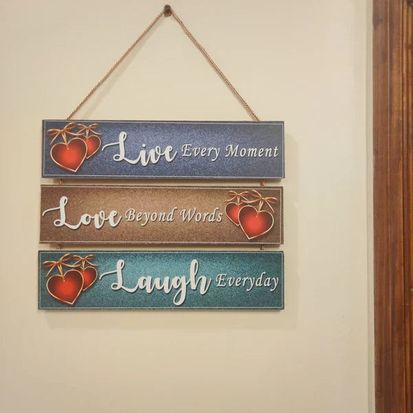 Live Laugh Love Wall Quotation Hanging