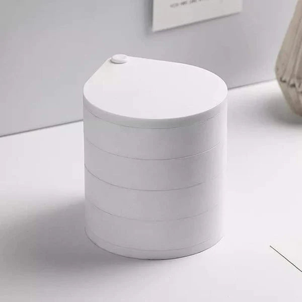 Portable 4 layer jewellery organizer