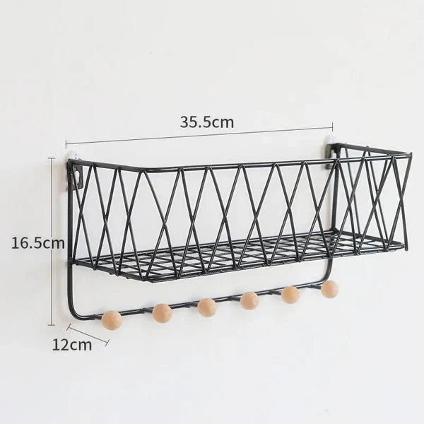 Two in one metallic organizer and key chain holder