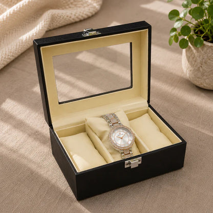 Watch and Jewellery organzier in best quality leather material.