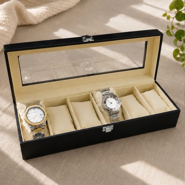 Watch and Jewellery organzier in best quality leather material.