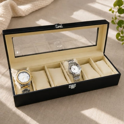 Watch and Jewellery organzier in best quality leather material.