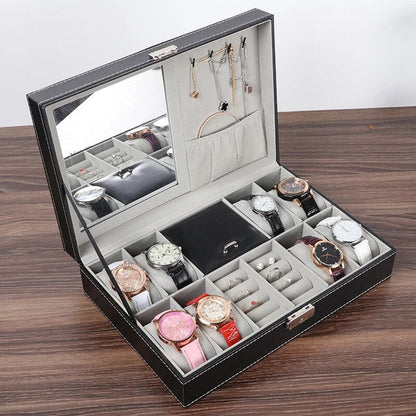 Watch and Jewellery organzier in best quality leather material.