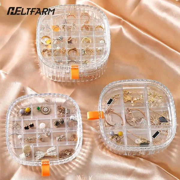 Acrylic transparent jewellery organizer