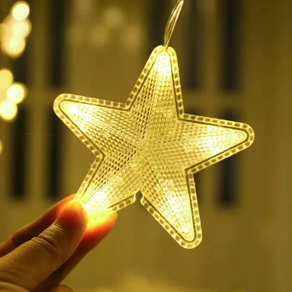 Star Arch Curtain Lights