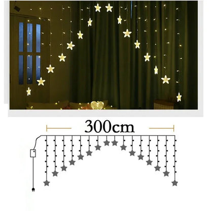 Star Arch Curtain Lights