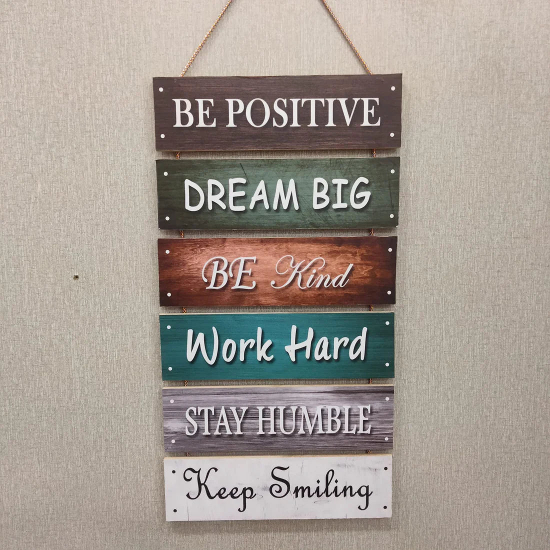 Be Positive, Dream Big Wall Hanging - Wall and Home Decoration