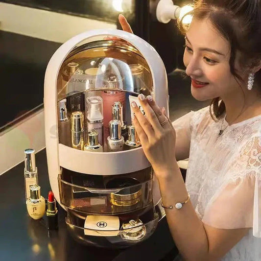Big size cosmetics organizer with drawers