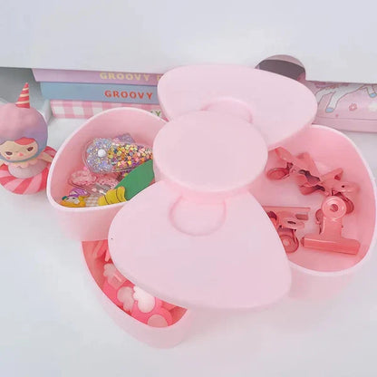 Bow shape storage box