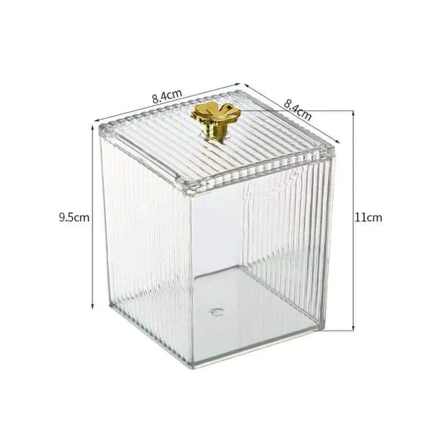 Acrylic multi function holder - Cotton bud holder - lipstick Holder