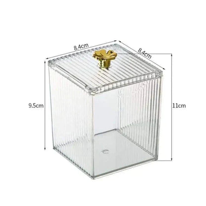 Acrylic multi function holder - Cotton bud holder - lipstick Holder