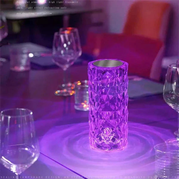 Crystal Multi Color Changing Lamp