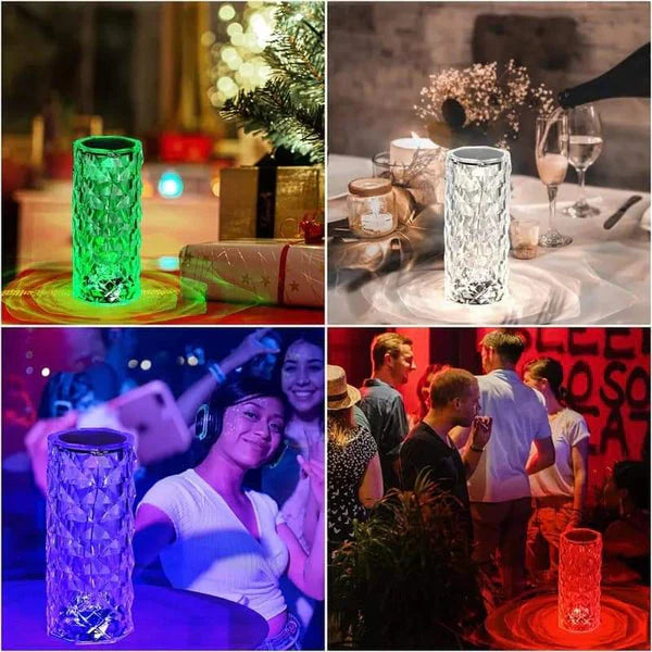 Crystal Multi Color Changing Lamp