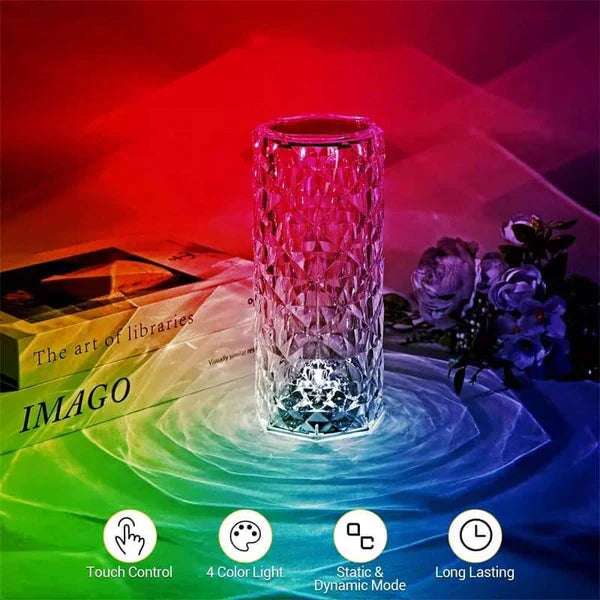 Crystal Multi Color Changing Lamp