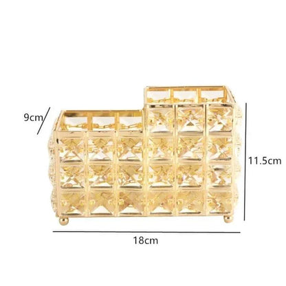Nordic 2 In 1 Crystal Makeup Brush Holder