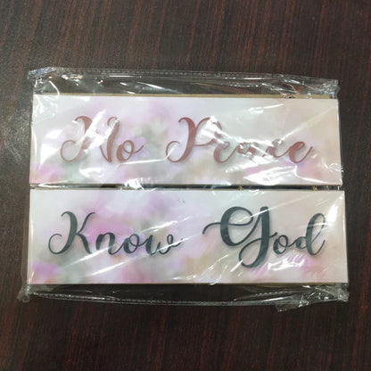 Faith in God Inspirational Wooden Wall Hanging