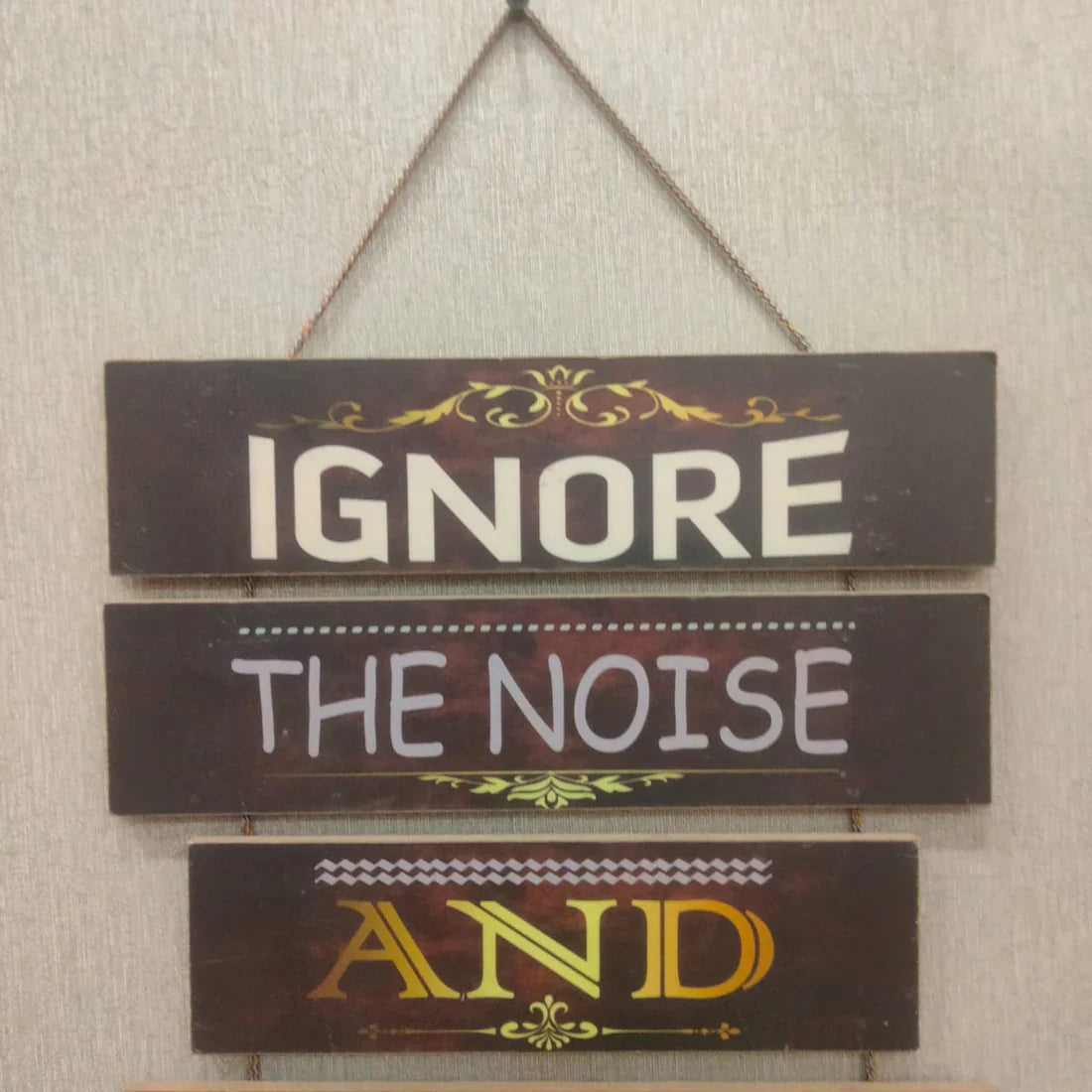 Follow your own choice Wall Decoration Hanging