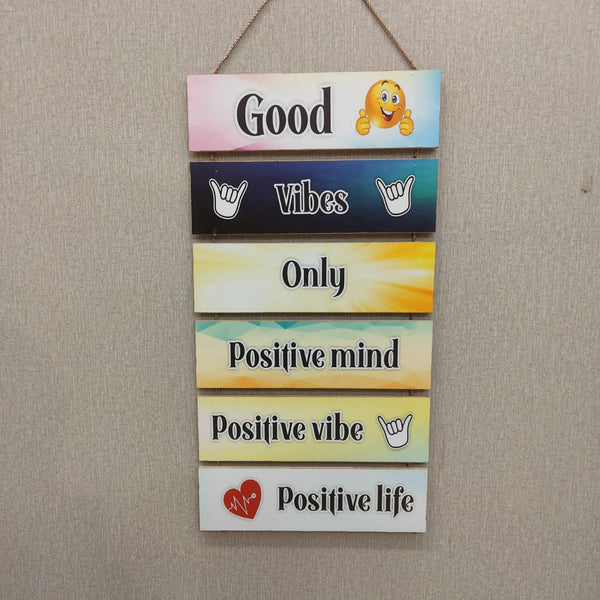 Good Vibes Only wall hanging- wall decoration quotes