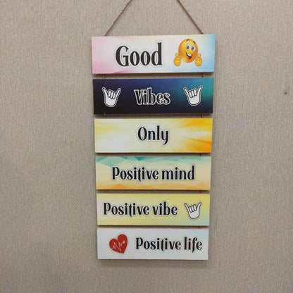 Good Vibes Only wall hanging- wall decoration quotes