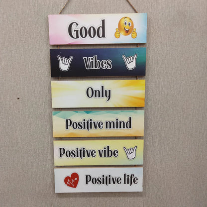 Good Vibes Only wall hanging- wall decoration quotes