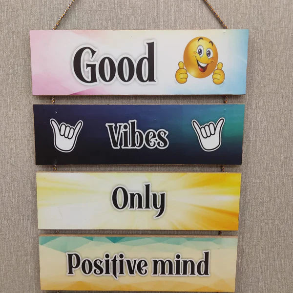 Good Vibes Only wall hanging- wall decoration quotes