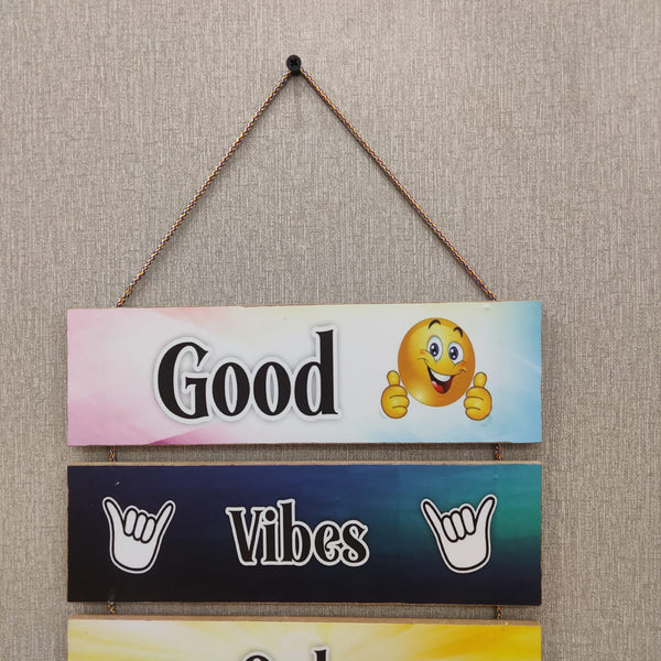 Good Vibes Only wall hanging- wall decoration quotes
