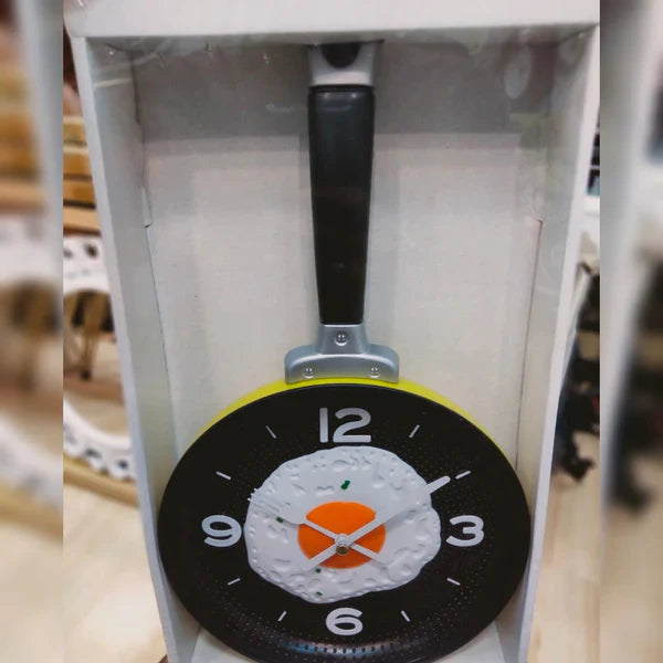 Imported pan wall Clock in different colors