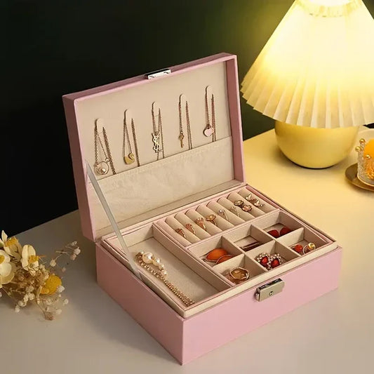 Best quality wooden jewelry boxes. Dustfree jewelry organizer with high quality faux leather.
