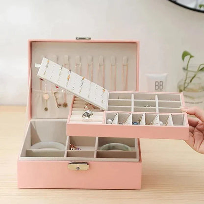 Best quality wooden jewelry boxes. Dustfree jewelry organizer with high quality faux leather.