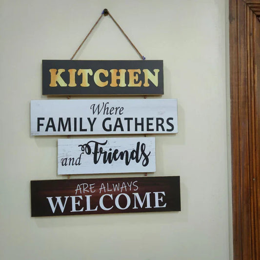 Kitchen 4 Step Wall Decoration Hanging