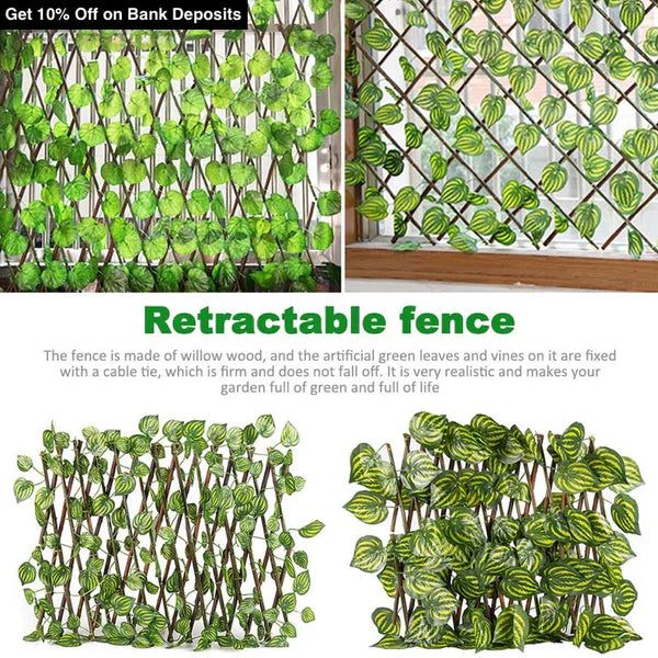Leaf Wooden Fence Terrace Fence Leaf Fence