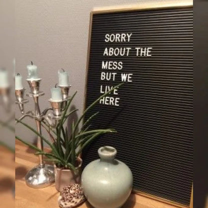 Letter felt board
