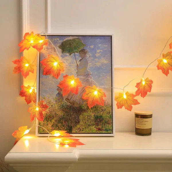 Led Maple Leaf String Light
