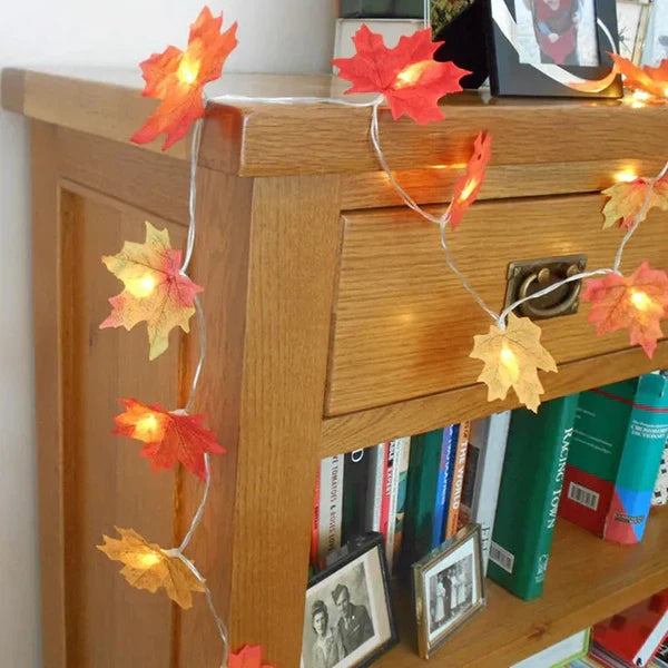 Led Maple Leaf String Light