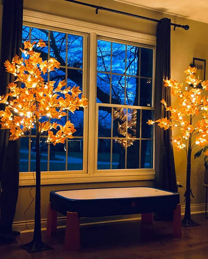 Maple Leaf Fairy Lights Tree Lamp