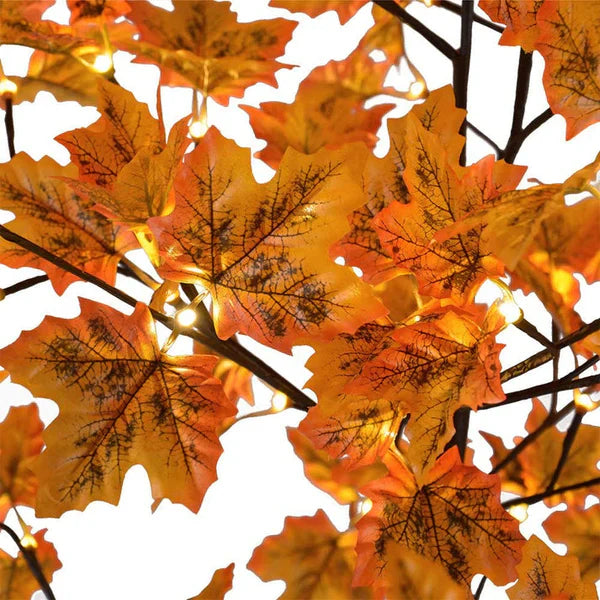 Maple Leaf Fairy Lights Tree Lamp