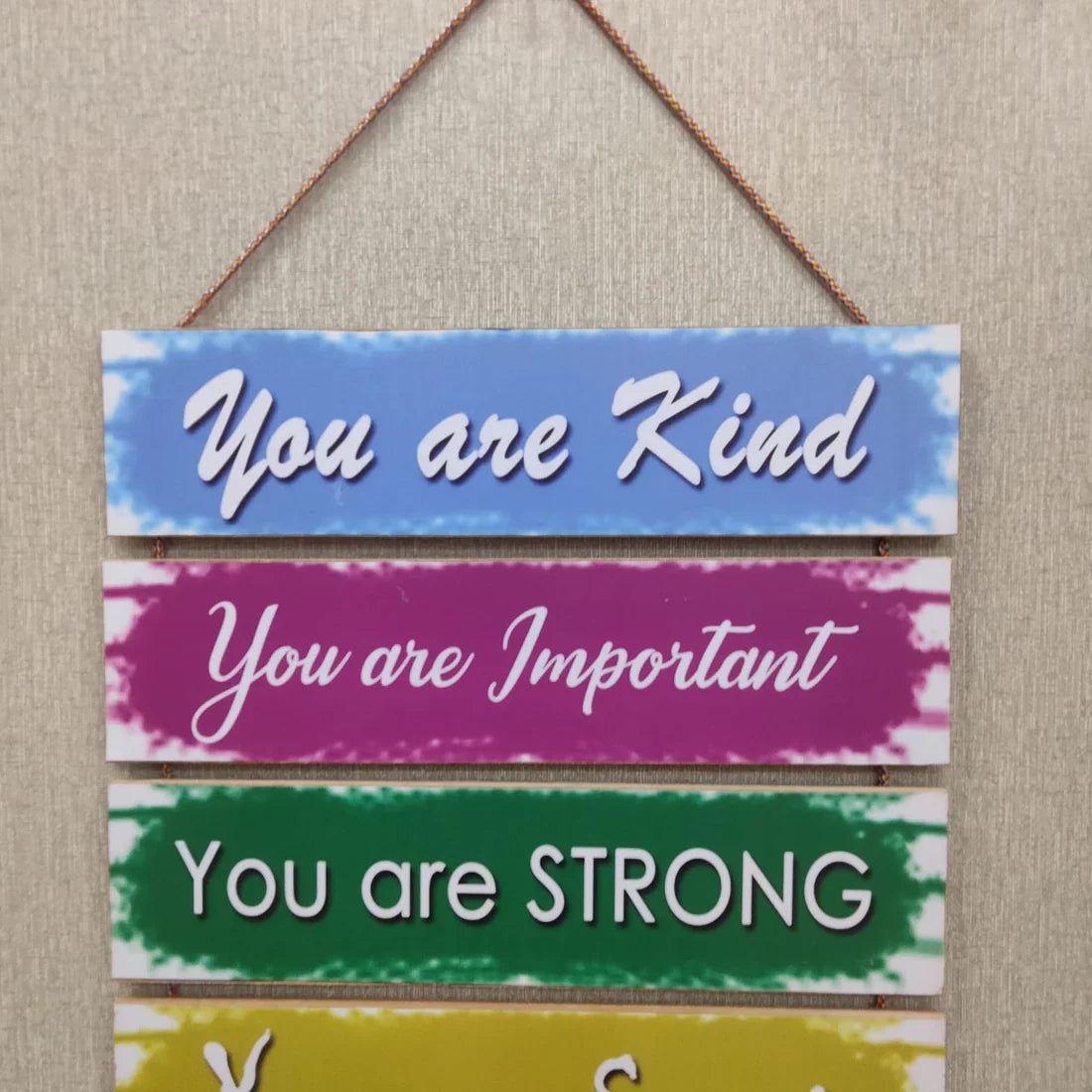 You Are Loved Motivational Wall Hanging - wall decoration hanging