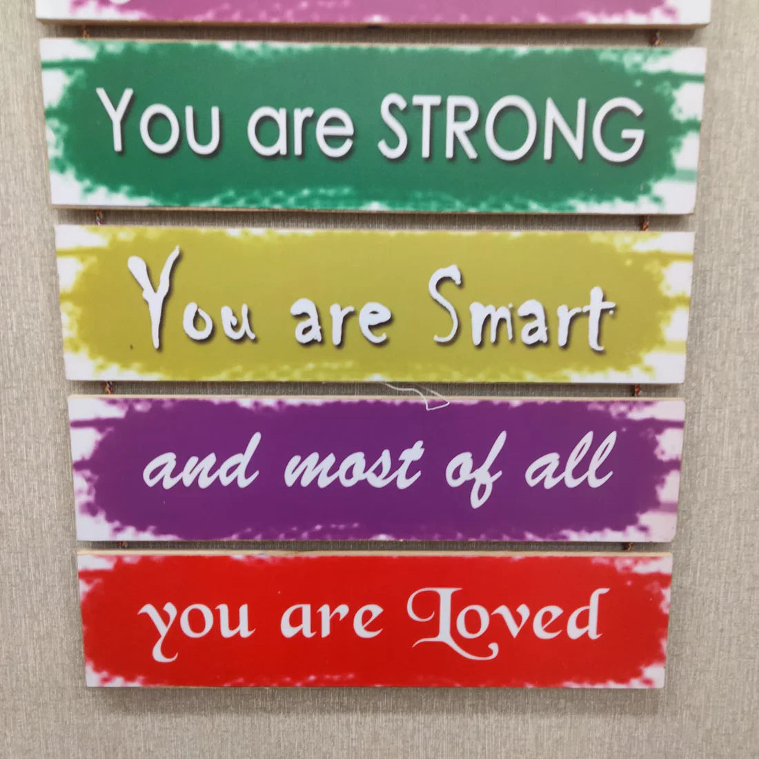 You Are Loved Motivational Wall Hanging - wall decoration hanging