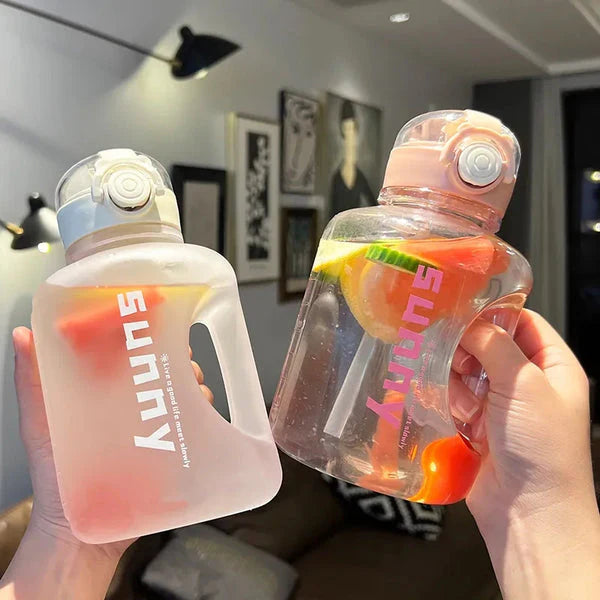 One Liter sunny water bottle