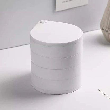 Portable 4 layer jewellery organizer