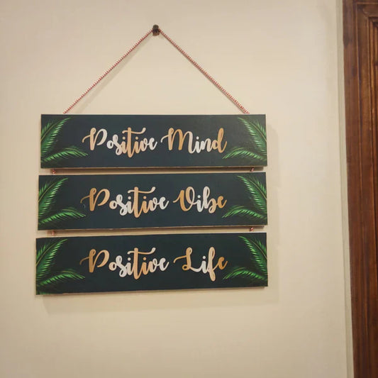 Home decoration motivational quotation hanging beautiful color wall decoration hanging
