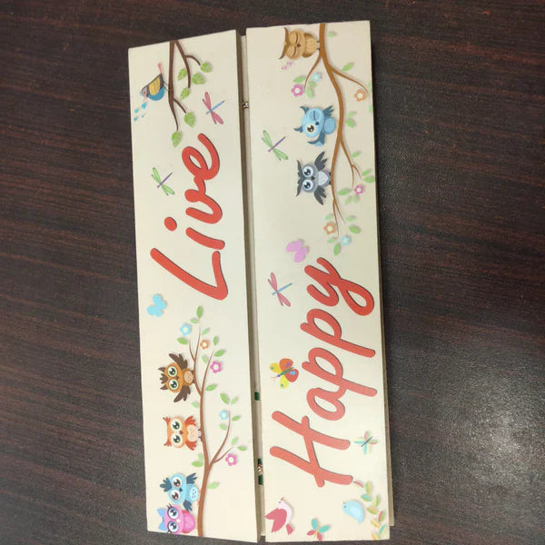 Smile Love live happy quotation hanging- wall decoration hanging