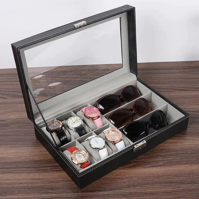 Watch and Jewellery organzier in best quality leather material.
