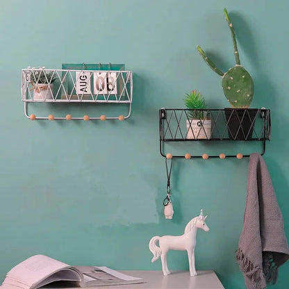 Two in one metallic organizer and key chain holder