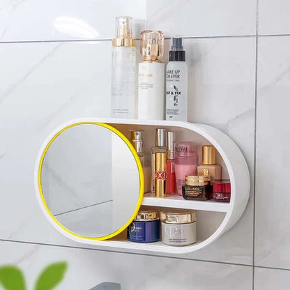 Wall Mounted cosmetics organizer