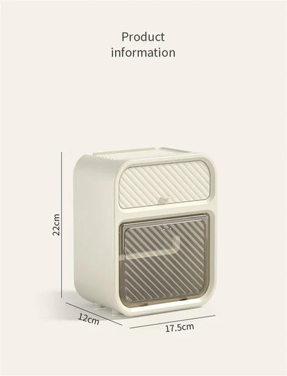 Wall mounted tissue holder and storage organizer