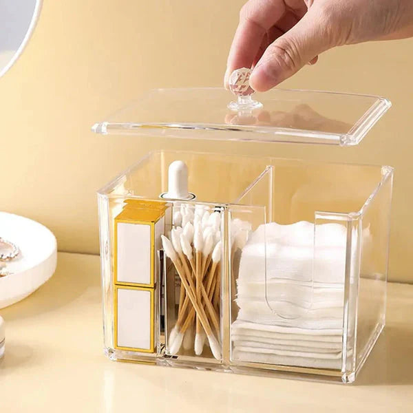Multi purpose cotton bud and tissue holder