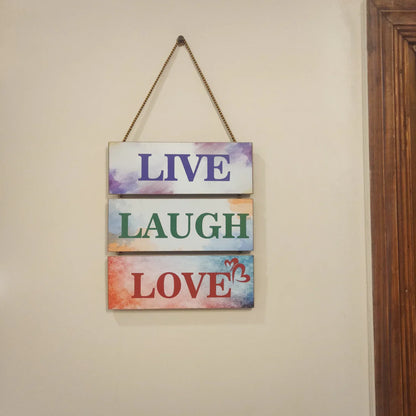 Live Laugh Love Wall hanging English quotation wall decoration hangings